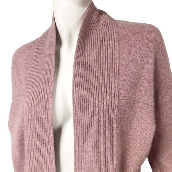 360 Cashmere Womens NWT Mauve Cashmere Open Front Cashmere Cardigan Size XS - Picture 2 of 8